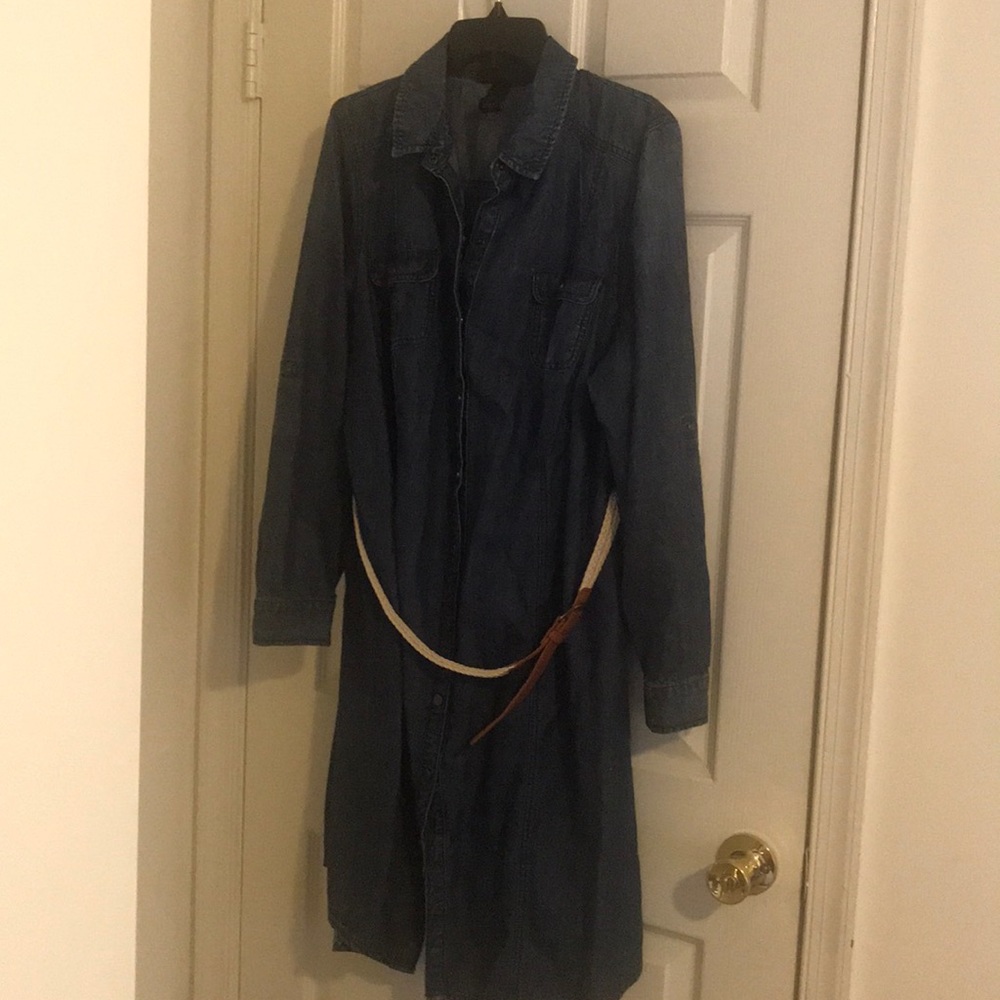 Denim Shirt Dress